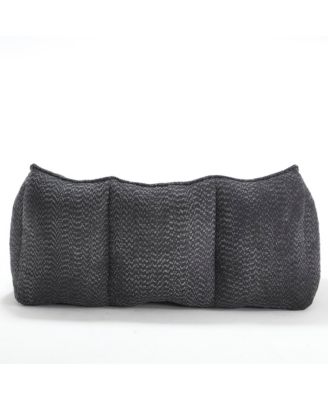 Plush Beanbag Sofa with Foam Core for Two