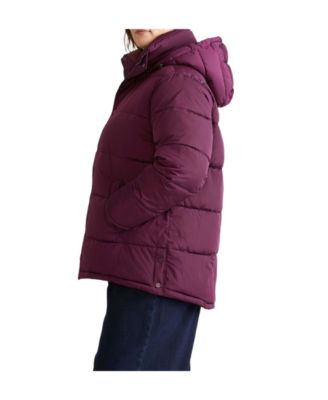 Plus Size Rainier Short Hooded Puffer