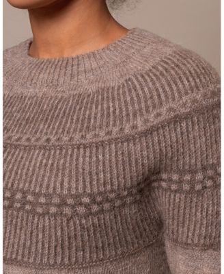 British Wool Yoke Pattern Sweater