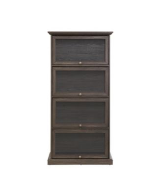 4 Tier Glass Display Cabinet