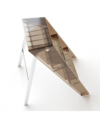 Streamdale Folding Ladder Stool - Brown, Multi-Functional, Anti-Slip