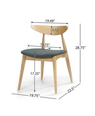  5-Piece Dining Set- Rubberwood Frame