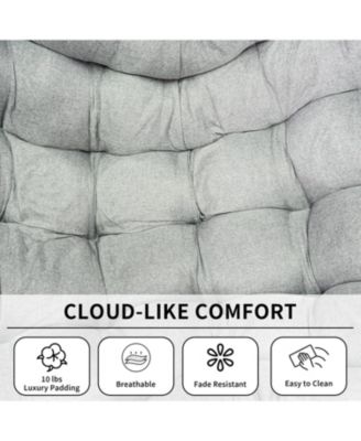 Outdoor Rocking Chair, Patio Egg Chair, Indoor Papasan, Rattan Wicker