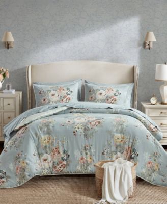 Heather Vintage Floral 7-Pc. Comforter Set, Full
