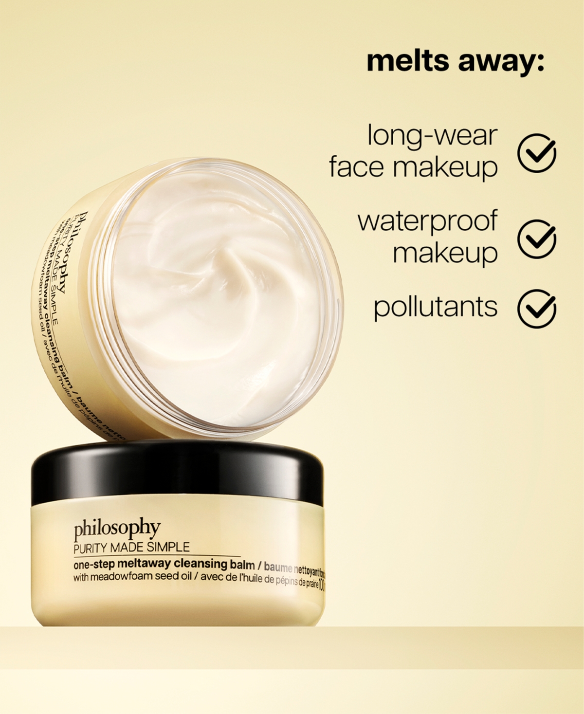 philosophy Purity One-Step Meltaway Cleansing Balm, 3.38 oz.