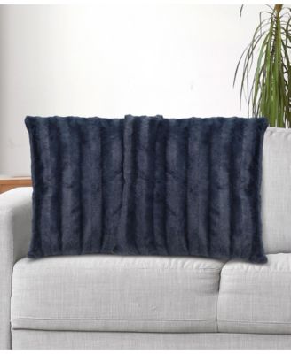 Faux-Fur 2-Pack Decorative Pillows, 20" x 20"