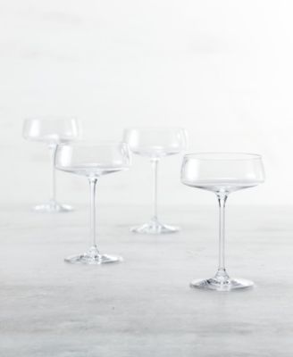 Sensa Coupe Crystal Cocktail Glasses, Set of 4