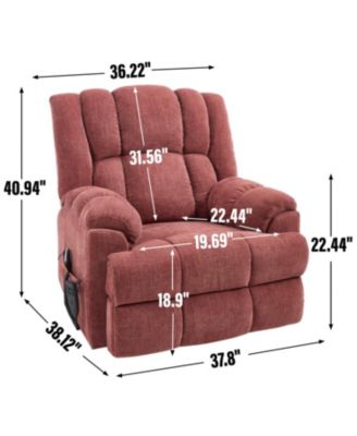  Dual Motor Power Lift Recliner with Heat & Massage