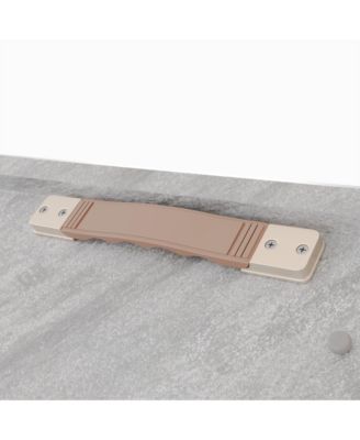  Extendable Dining Table Set with Upholstered Chairs