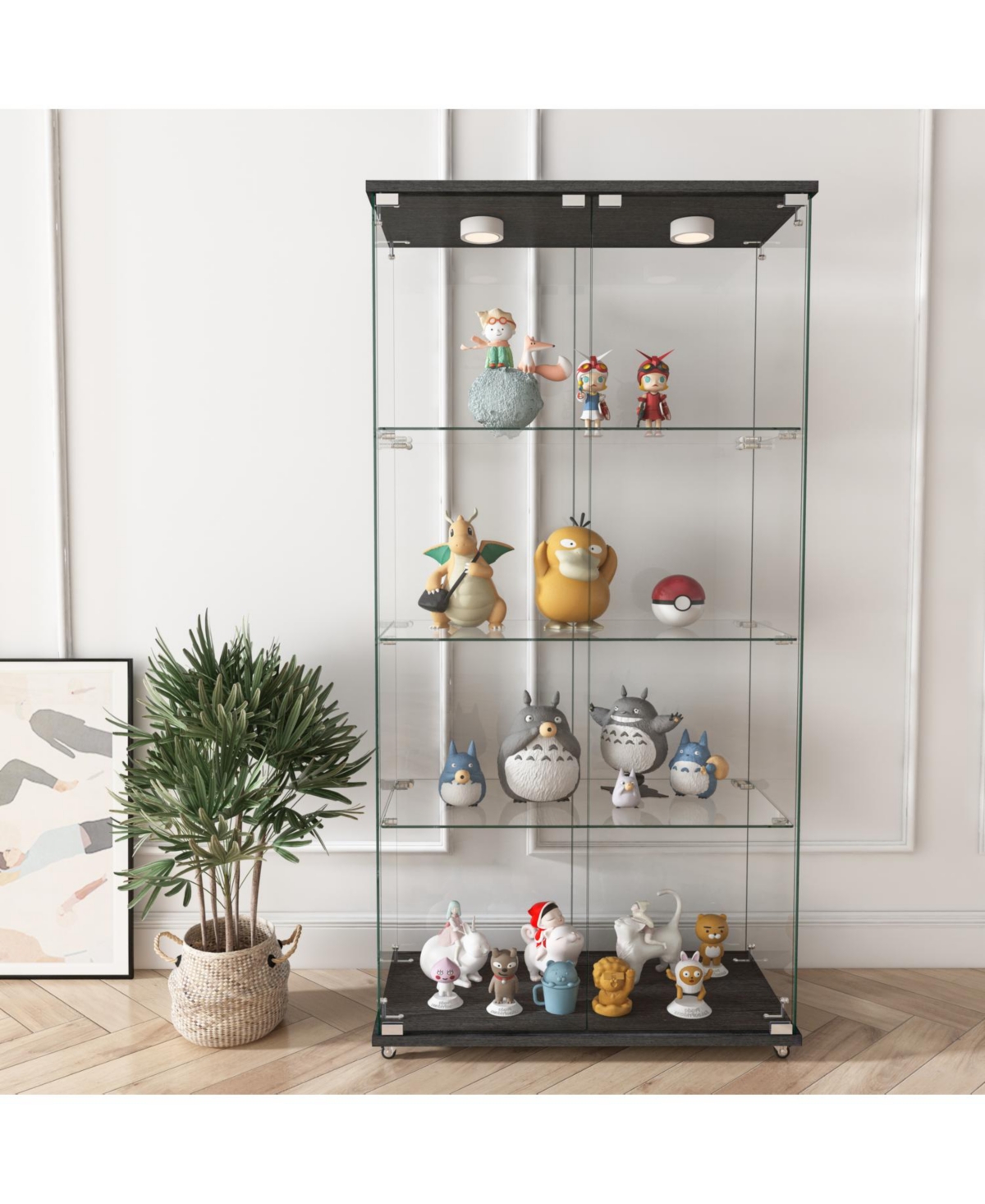 Streamdale Furniture Led Glass Display Cabinet