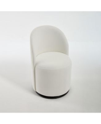 Upholstered Swivel Barrel Dining/Accent Chair