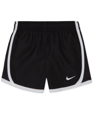 Shop Nike Little Girls Dri-fit Shorts In Black