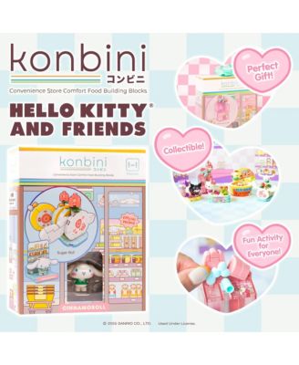 Sanrio Hello Kitty and Friends Konbini Series Figure Set Collection Cute Building Block Fan Gift, Birthday, Stress Relief, Collectible Toy