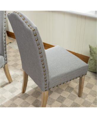 Set 2 Nailhead Parson Chair