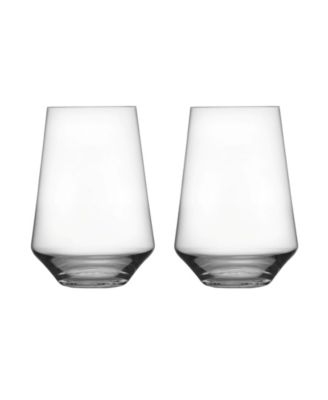 Pure Stemless Wine Tumblers, Set of 2