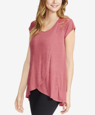 Jessica Simpson Lace Trim Nursing Top Macy s