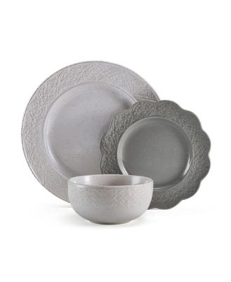 Gia 12 Pc. Dinnerware Set, Service for 4