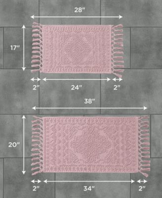 Nellore Fringe Cotton 2-Pc. Bath Rug Set