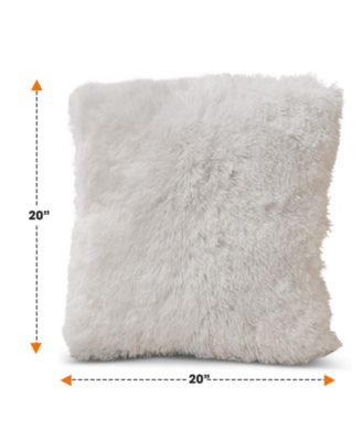 Shaggy Decorative Pillow & Throw Set