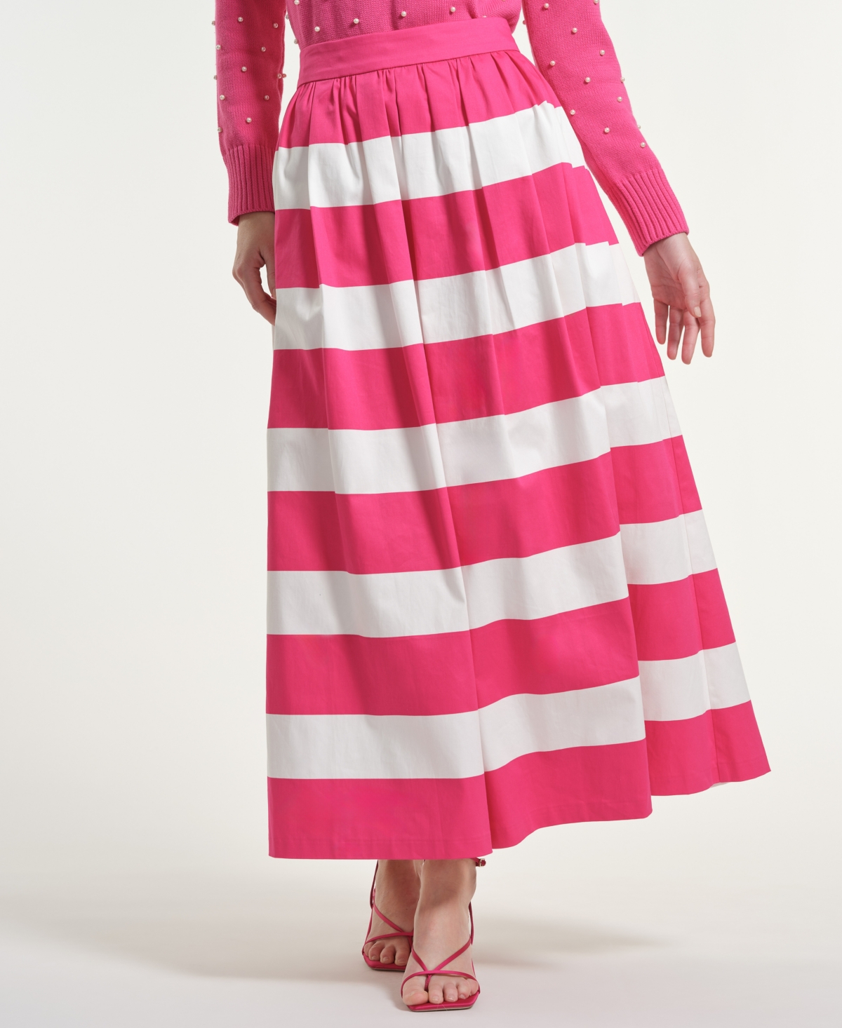 Isaac Mizrahi Women's Printed Maxi Skirt