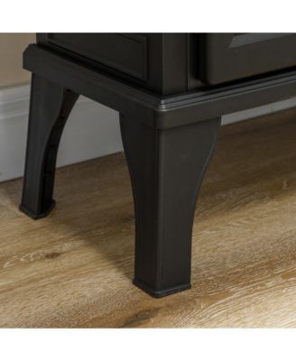 24" Freesding Electric Fireplace Stove w/ Realistic Flame