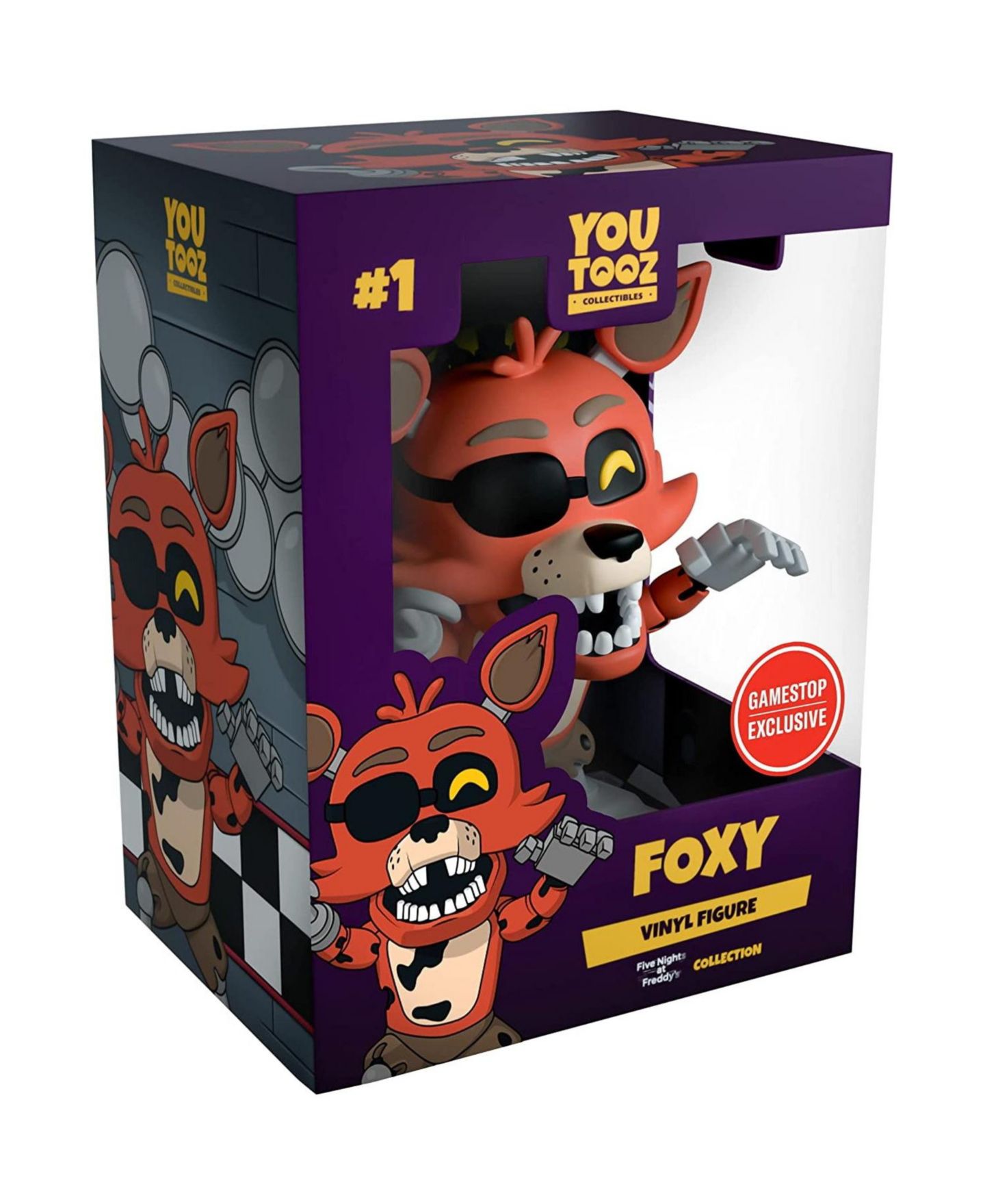 Детская фигурка Youtooz Five Nights at Freddy's Foxy 4.3" Vinyl Figure, Ages 14+ — фото 1