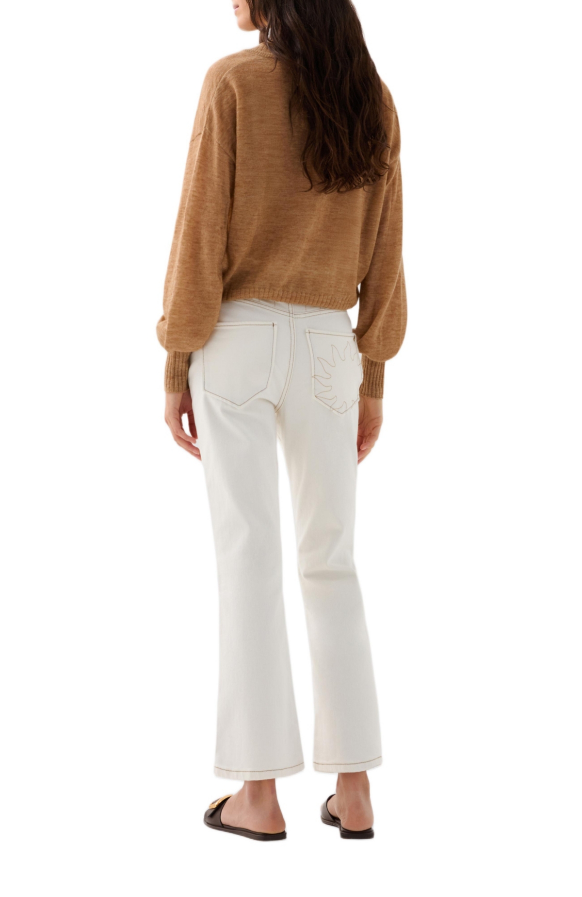 Scalpers Women's Ankle Sun Denim Pant