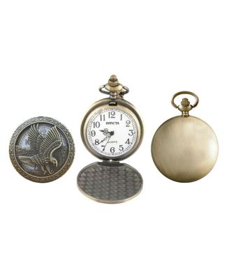 Men's 49003 Vintage Quartz 2 Hand White Dial Watch