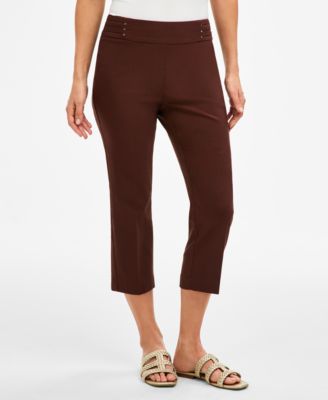 Women's Pull-On Capri Tummy-Control Pants