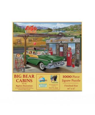Big Bear Cabins 1000 piece Jigsaw Puzzle for Adults