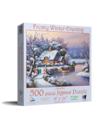 Frosty Winter Evening 500 piece Jigsaw Puzzle for Adults