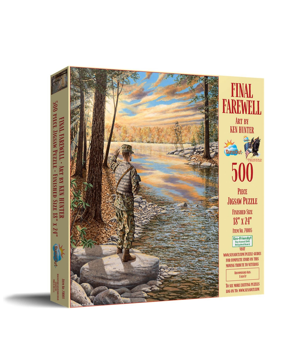 SunsOut Final Farewell 500 piece Jigsaw Puzzle for Adults