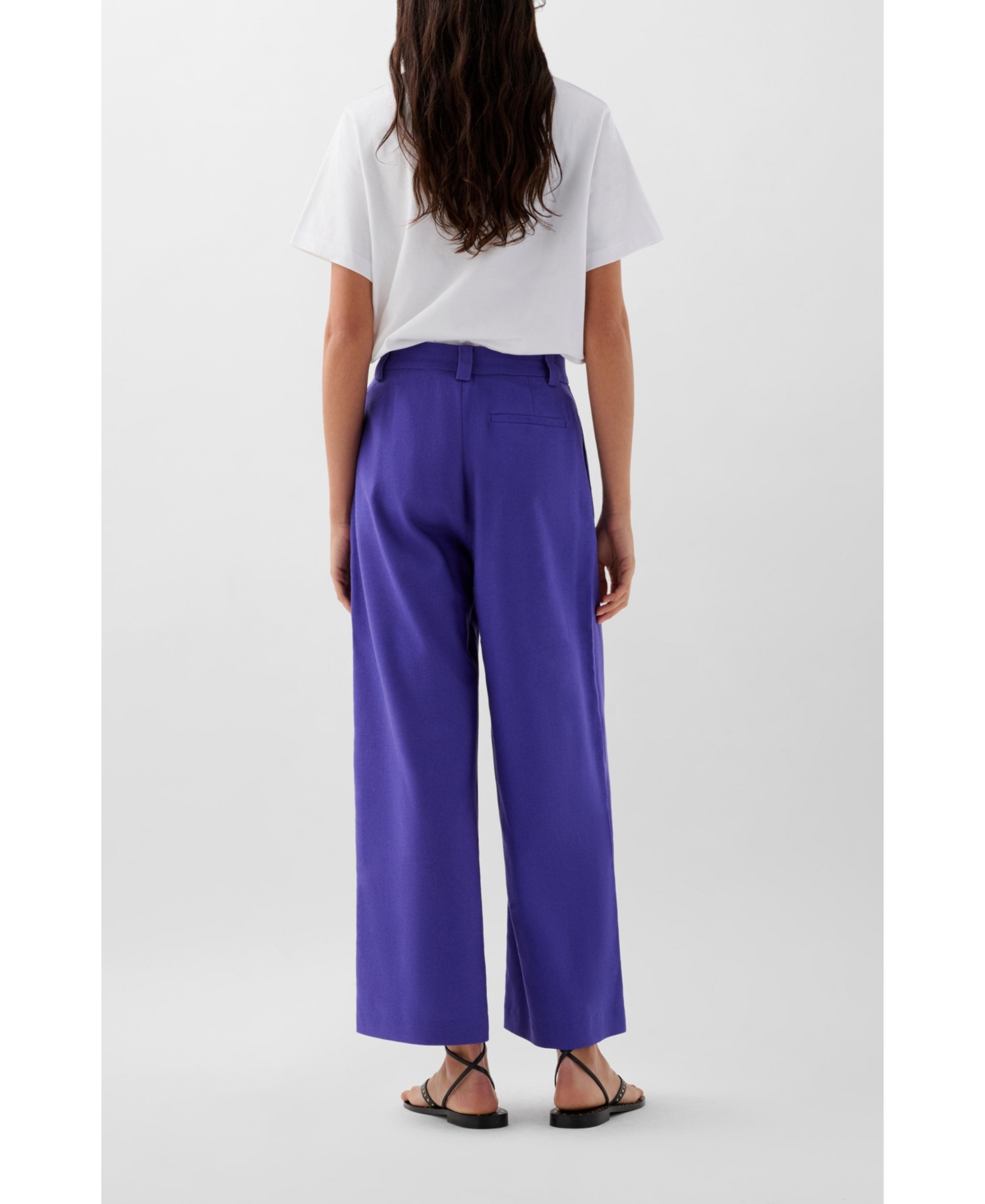 Scalpers Women's Linen Plain Pant