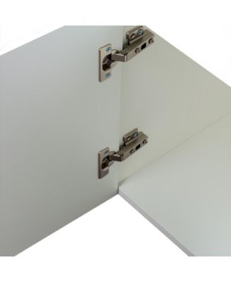 TV Stand with Storage & Drawers - White