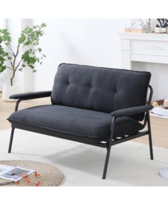 53" Black Sofa - Small Apartment Living