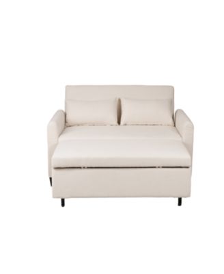 61" Fabric Sofa Bed - Storage, Adjustable, Indoor/Outdoor