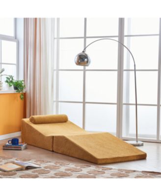 Foldable Sponge Sofa Bed- Portable Lounger for Living Room & Bedroom