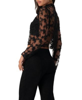 Women's Textured Straight Blouse