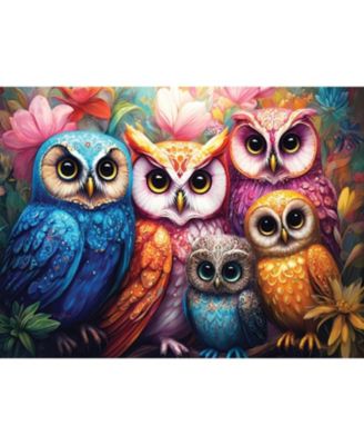 Whimsical Owls 1000 piece Jigsaw Puzzle for Adults