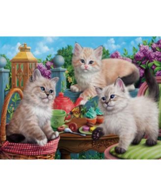 Kitten Tea Party 500 piece Jigsaw Puzzle for Adults