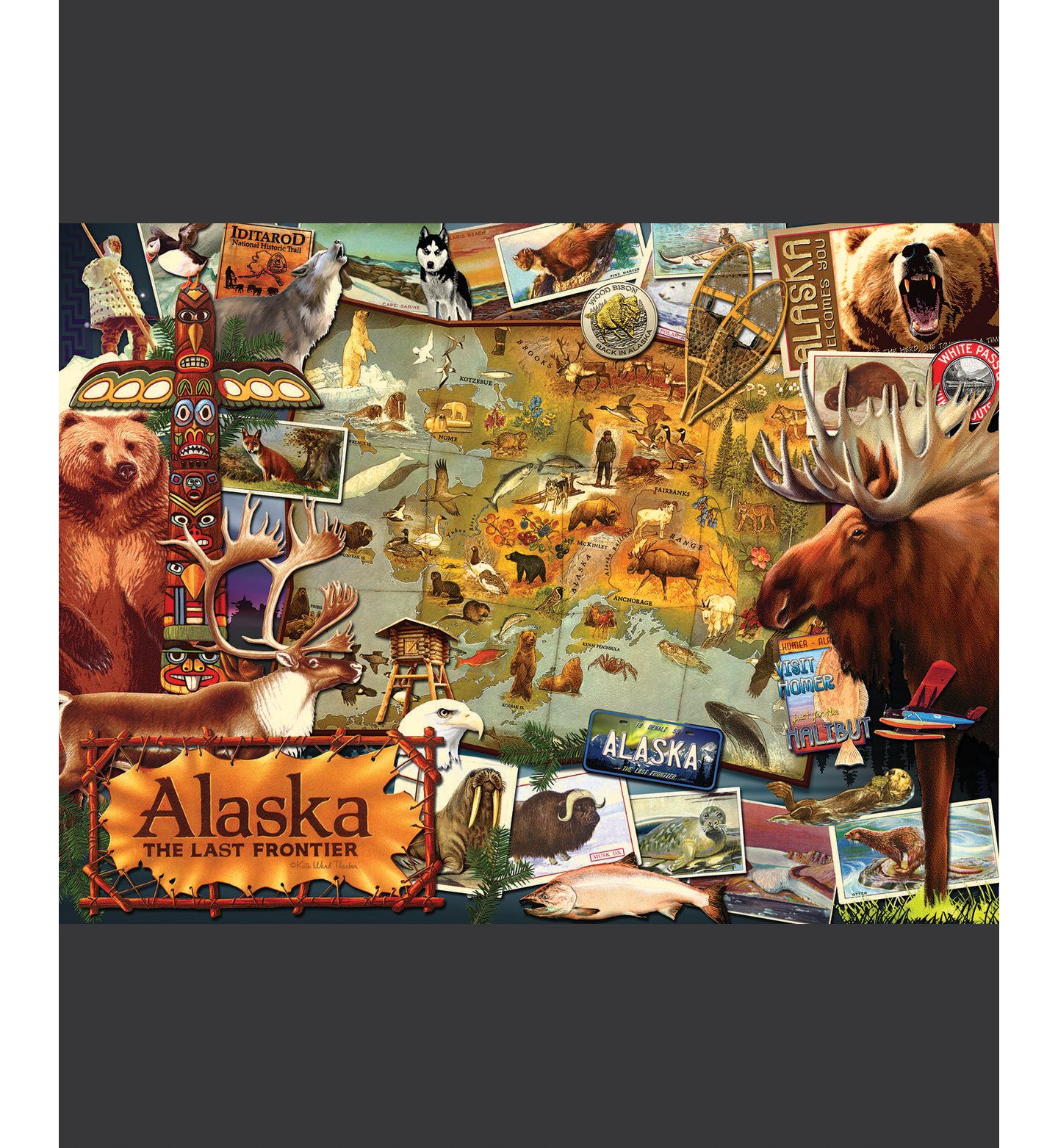 Детский пазл SunsOut Alaska, the Final Frontier 1000 Piece Interlocking Jigsaw Puzzle, от 15 лет — фото 1