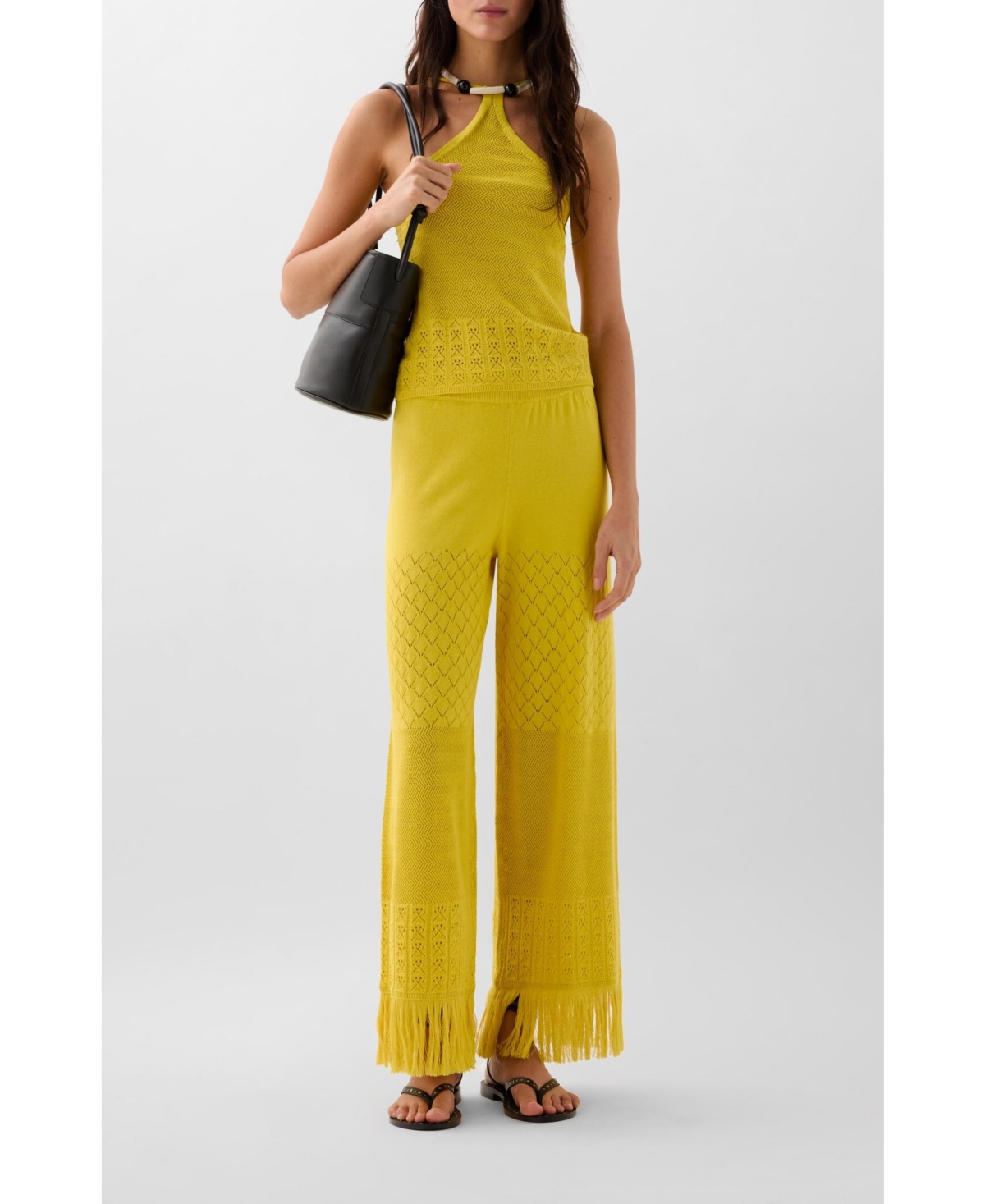 Scalpers Women's Pointelle Knit Top