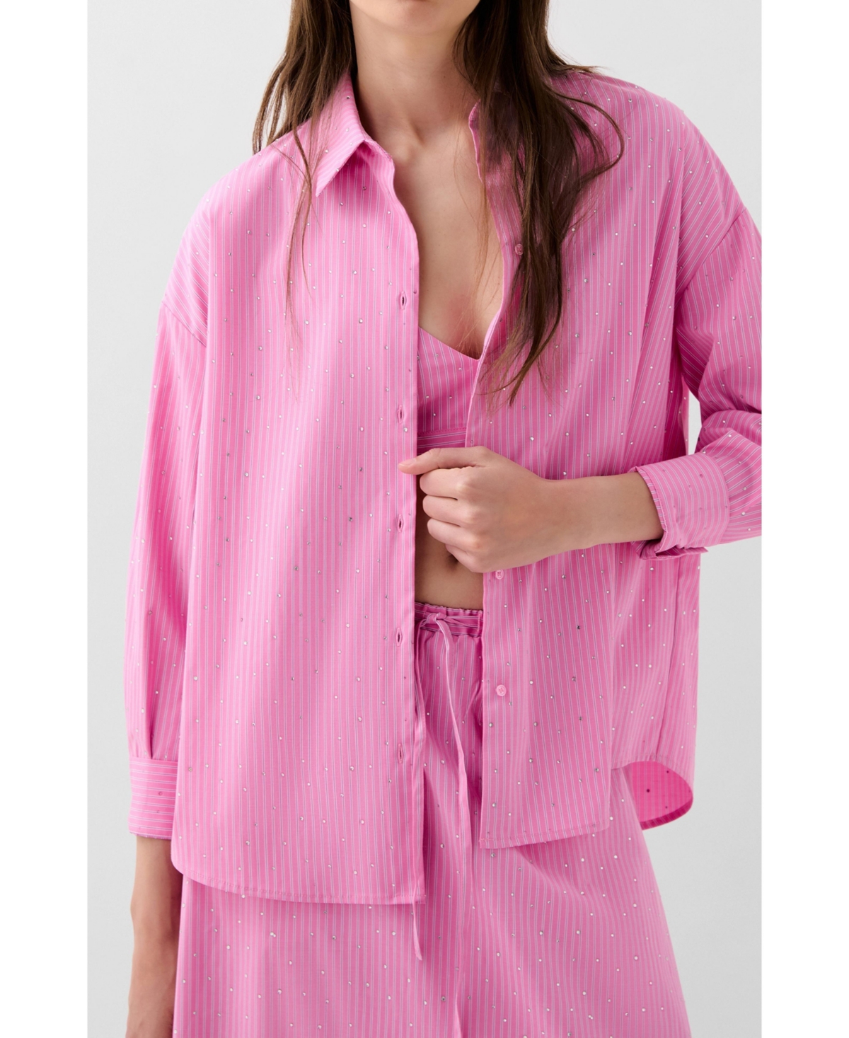 Scalpers Women's Strass Set Shirt