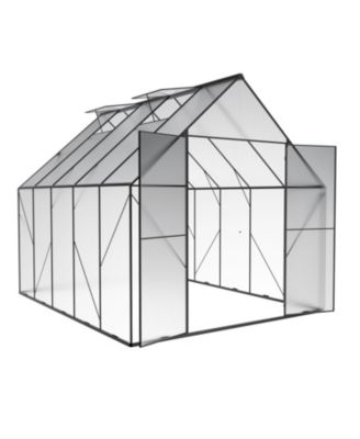 6x12 Walk-in Greenhouse with Adjustable Vent & Lockable Door