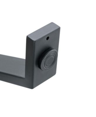 79" Glass Table & 6 Gray Linen Chairs