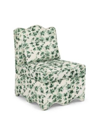 Flannel Dining Chair - Soft Seat & Back Lumbar Pillow Living Room - GREEN