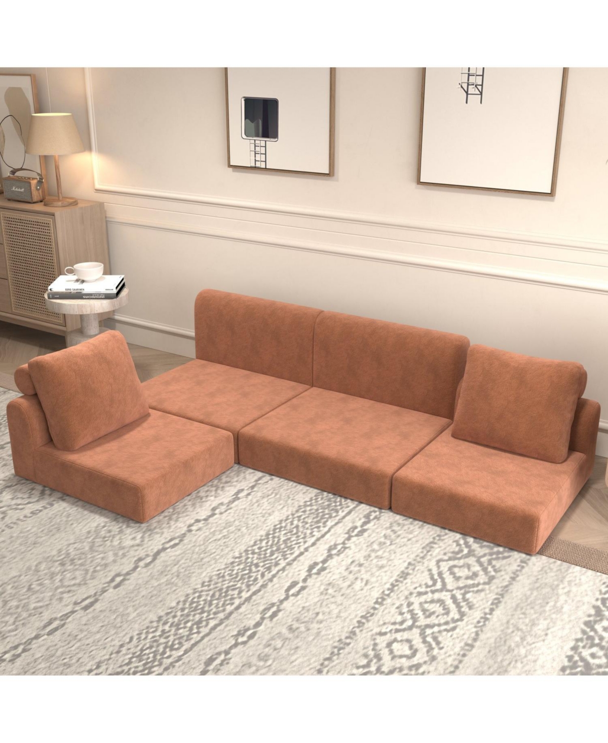 Streamdale Furniture Convertible Sofa Bed Sleeper Chair - Memory Foam Futon Couch