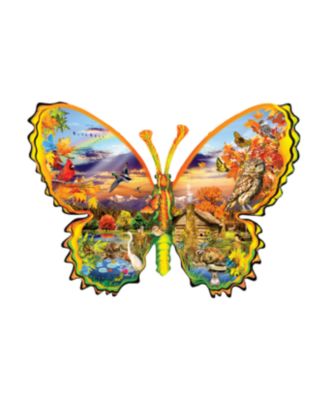 Autumn Butterfly 1000 piece Jigsaw Puzzle for Adults Special Shape