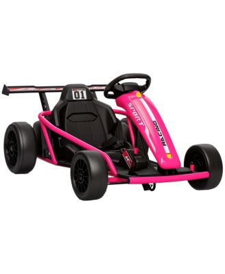 24V 8.1 MPH Electric Drift Kart for Kids with Dual Motors,