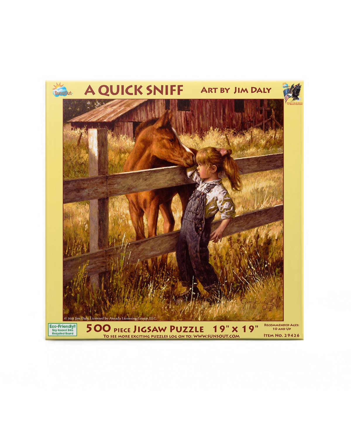 SunsOut A Quick Sniff 500 piece Jigsaw Puzzle for Adults